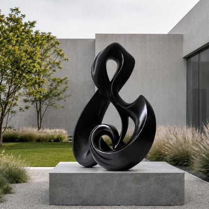 Sculpture collections organized by artistic subject including abstract, figurative, and memorial works.