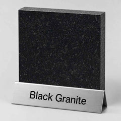 Black granite sample for custom stone sculptures