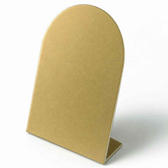Champagne gold stainless steel finish with a warm elegant metallic tone