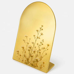 Classic gold stainless steel finish with a rich traditional gold metallic surface