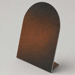 Dark bronze finish with deep brown patina and elegant handcrafted