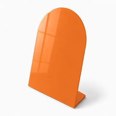 Pastel Orange (RAL 2003) fiberglass sculpture finish sample