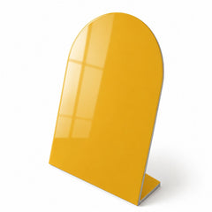 Signal Yellow (RAL 1003) fiberglass sculpture finish sample