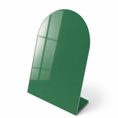 Traffic Green (RAL 6024) fiberglass sculpture finish sample