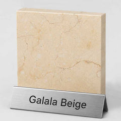 Galala Beige natural limestone sample for handcrafted stone sculptures