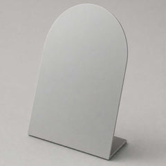 Matte stainless steel finish with a smooth low-reflection surface