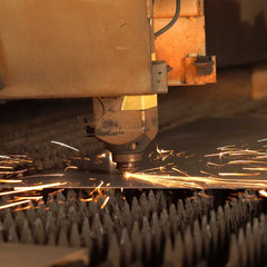 Precision laser cutting stainless steel sheet for sculpture fabrication with high accuracy